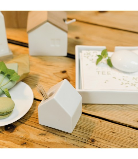 Räder Porcelain House Toothpick Holder