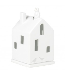Räder Porcelain Stories Cat Design Illuminated House