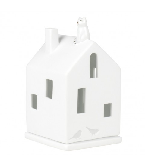 Räder Porcelain Stories Cat Design Illuminated House
