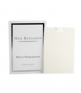 Max Benjamin White Pomegranate Luxury Scented Card