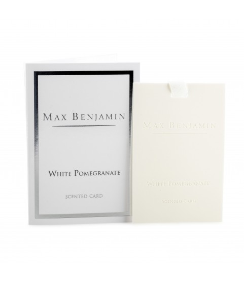 Max Benjamin White Pomegranate Luxury Scented Card