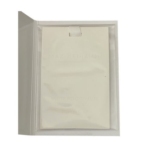 Max Benjamin White Pomegranate Luxury Scented Card