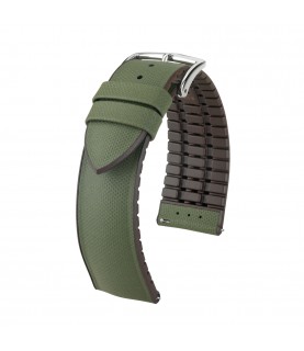 Hirsch Arne L Green Watch Strap 18mm 0921094040-2-18