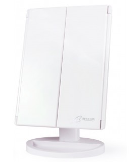 Bestope Cosmetic Makeup Mirror with LED Lights - White