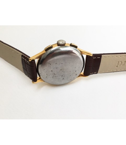 Vintage Seliva Chronograph Mens Watch Landeron 48 1950s