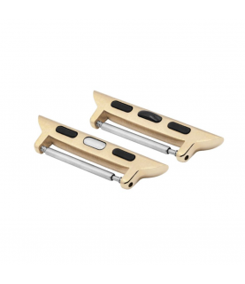 Hirsch Apple Watch strap gold adapter AD1000-1-40, Attachment width in 22 mm