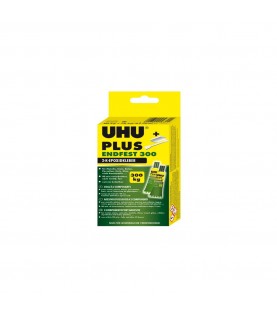 UHU PLUS ENDFEST 300, 2 Component Adhesive, 163 g Cartridge, Colorless UHU PLUS ENDFEST 300, 2 Component Adhesive, 163 g Cartridge, Colorless