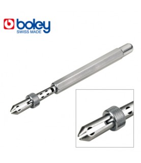 Boley Barrel Arbor Holder, Slide Locking Jaws, Watchmaker Tool, Opening: 1.25 mm, Length: 120 mm