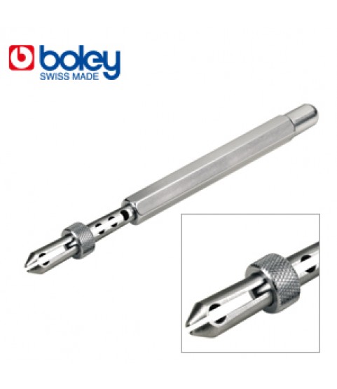 Boley Barrel Arbor Holder, Slide Locking Jaws, Watchmaker Tool, Opening: 1.25 mm, Length: 120 mm