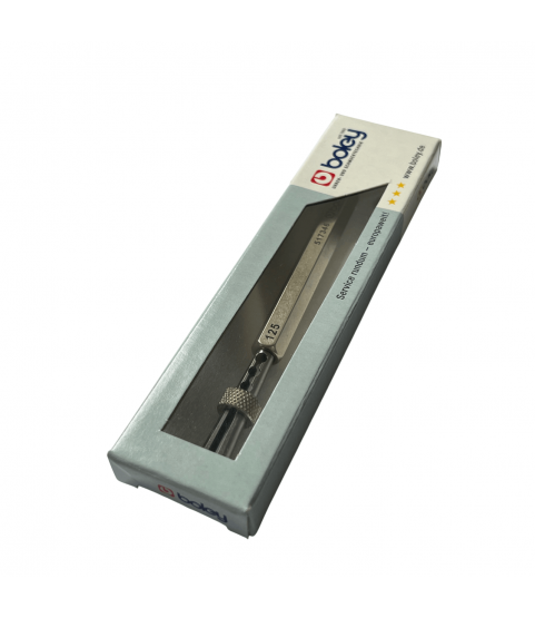 Boley Barrel Arbor Holder, Slide Locking Jaws, Watchmaker Tool, Opening: 1.25 mm, Length: 120 mm