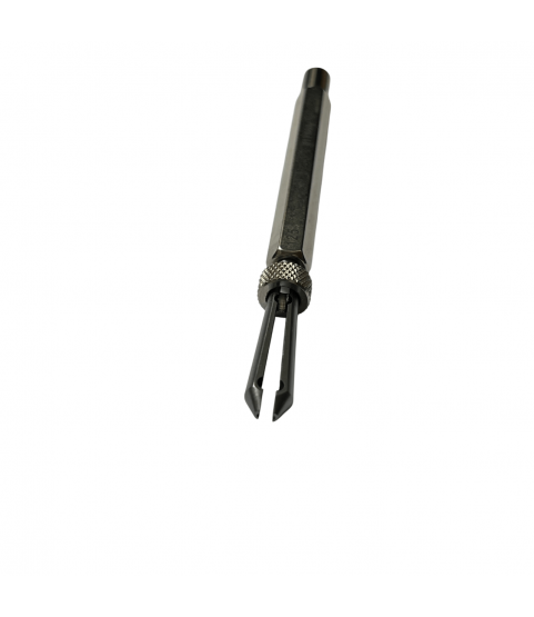 Boley Barrel Arbor Holder, Slide Locking Jaws, Watchmaker Tool, Opening: 1.25 mm, Length: 120 mm
