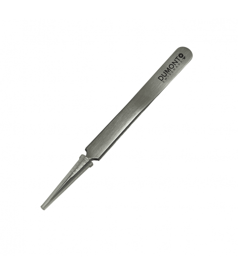 Dumont Tweezers, Carbon Steel, Form 5, Very Fine Points, 110 mm Dumont Tweezers, Carbon Steel, Form 5, Very Fine Points, 110 mm