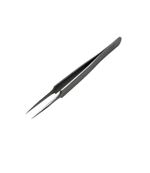 Dumont Tweezers, Carbon Steel, Form 5, Very Fine Points, 110 mm Dumont Tweezers, Carbon Steel, Form 5, Very Fine Points, 110 mm