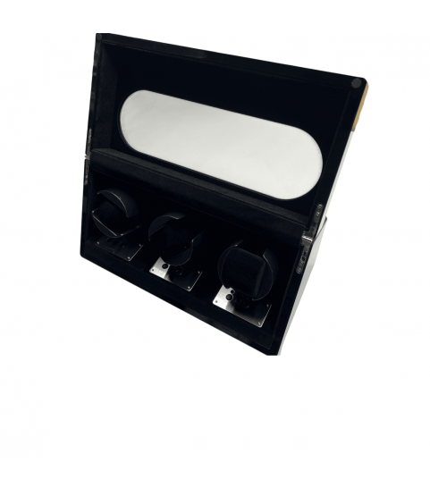 Augusta Luxury Watch Winder for 3 Watches - Carbon Look Augusta Luxury Watch Winder for 3 Watches - Carbon Look