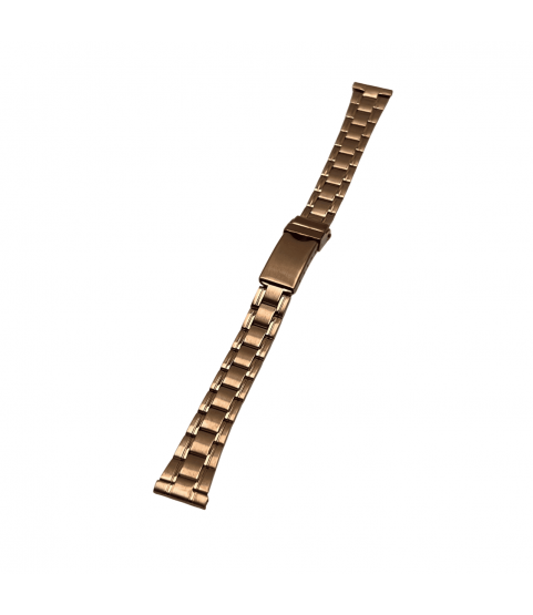 Bonflair Pink Stainless Steel Watch Strap 14mm with Rose Gold Clasp Bonflair Pink Stainless Steel Watch Strap 14mm with Rose Gold Clasp