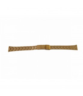 Bonflair Pink Stainless Steel Watch Strap 14mm with Rose Gold Clasp