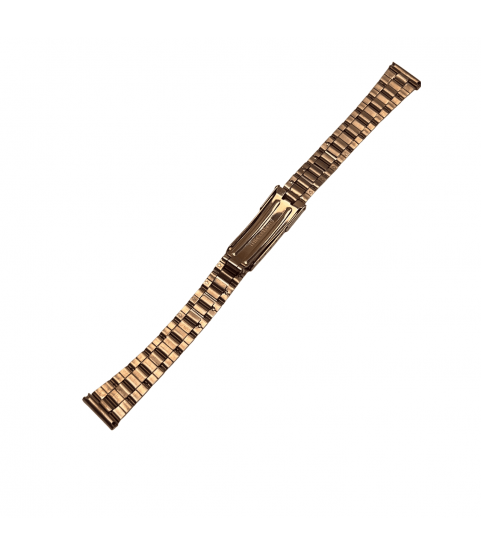 Bonflair Pink Stainless Steel Watch Strap 14mm with Rose Gold Clasp Bonflair Pink Stainless Steel Watch Strap 14mm with Rose Gold Clasp