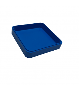 Bergeon 2379 Blue Square Parts Tray, 70 x 70 mm