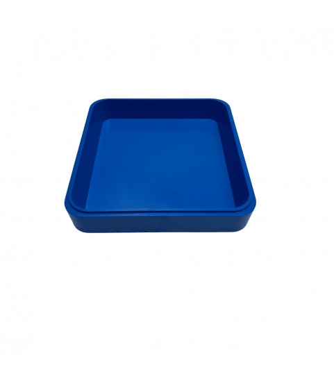 Bergeon 2379 Blue Square Parts Tray, 70 x 70 mm