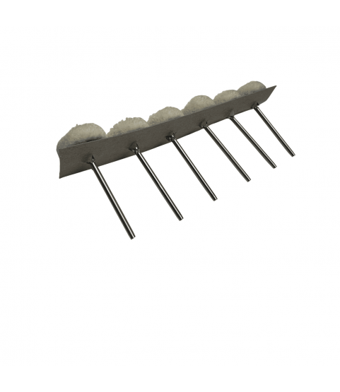 Polirapid Round Cotton Polishing Brushes, 21 mm, 6 Pack