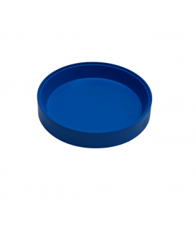Bergeon 2377 C B Round Supplies Tray, Blue Plastic, Ø 70 x 13 mm