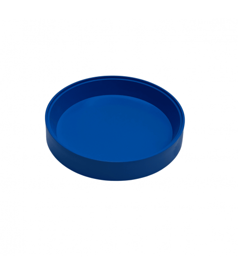 Bergeon 2377 C B Round Supplies Tray, Blue Plastic, Ø 70 x 13 mm