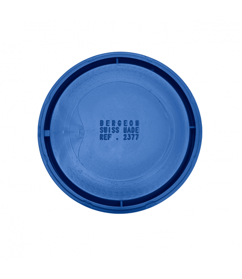 Bergeon 2377 C B Round Supplies Tray, Blue Plastic, Ø 70 x 13 mm
