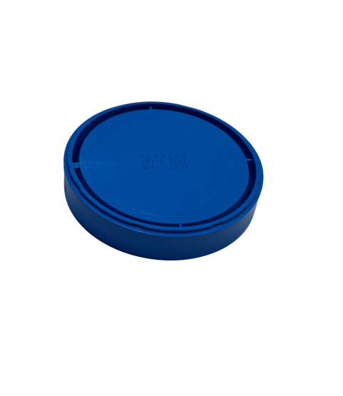 Bergeon 2377 C B Round Supplies Tray, Blue Plastic, Ø 70 x 13 mm