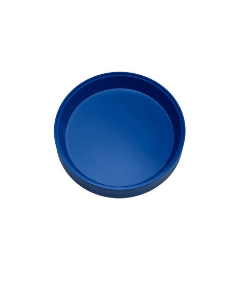 Bergeon 2377 C B Round Supplies Tray, Blue Plastic, Ø 70 x 13 mm