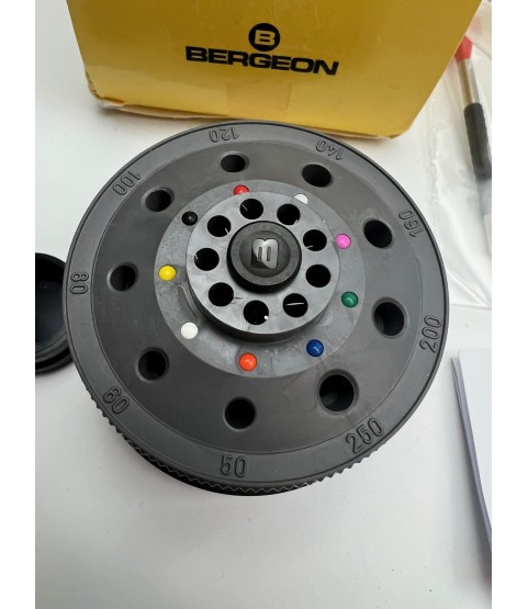 Bergeon 6899-S09 Ergonomic Screwdriver Set, Rotating Base, Open Package, Sold As Is, See Photos Bergeon 6899-S09 Ergonomic Screwdriver Set, Rotating Base, Open Package, Sold As Is, See Photos
