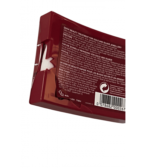 Damaged packaging: Connoisseurs Jewellery Wipes - Dry Cleaning Cloths for Gold and Precious Stones Damaged packaging: Connoisseurs Jewellery Wipes - Dry Cleaning Cloths for Gold and Precious Stones