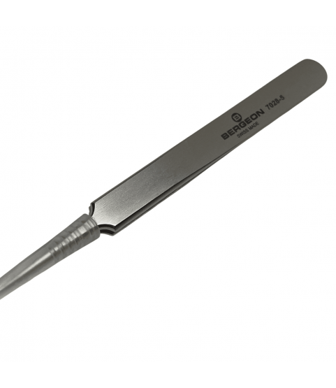 Bergeon 7028-5 Precision Tweezers, Steel, Heat and Acid Resistant, 110 mm Bergeon 7028-5 Precision Tweezers, Steel, Heat and Acid Resistant, 110 mm