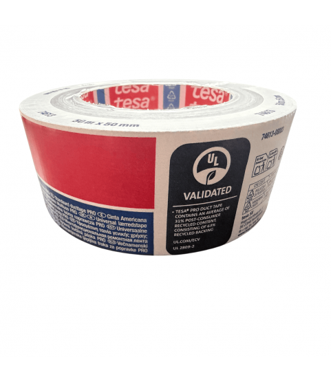 Tesa Pro Duct Tape, Grey, 50 m x 50 mm Tesa Pro Duct Tape, Grey, 50 m x 50 mm