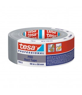 Tesa Pro Duct Tape, Grey, 50 m x 50 mm