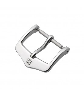 Hirsch Classic Silver Stainless Steel Watch Strap Buckle, 16 mm