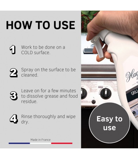 Hagerty Grill & Barbecue Cleaner - 500 ml Degreasing Spray Hagerty Grill & Barbecue Cleaner - 500 ml Degreasing Spray