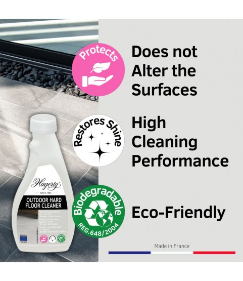 Hagerty Outdoor Hard Floor Cleaner for Tiles and Natural Stone - 500 ml Hagerty Outdoor Hard Floor Cleaner for Tiles and Natural Stone - 500 ml