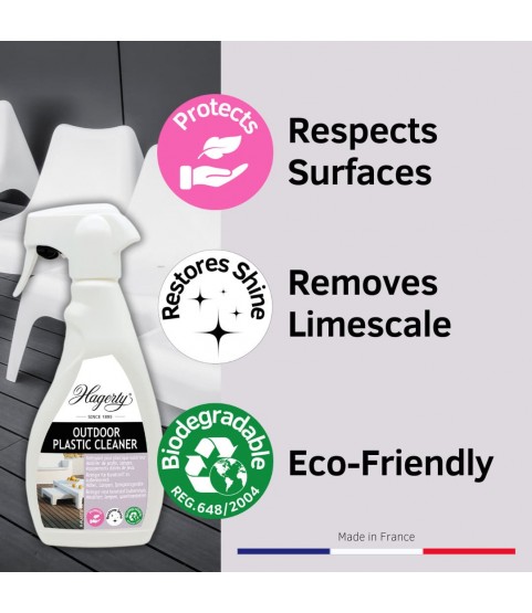 Hagerty Outdoor Plastic Cleaner Spray for Garden Furniture, 500 ml