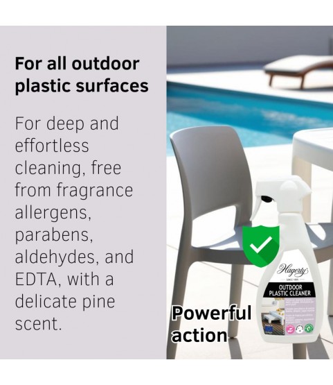 Hagerty Outdoor Plastic Cleaner Spray for Garden Furniture, 500 ml