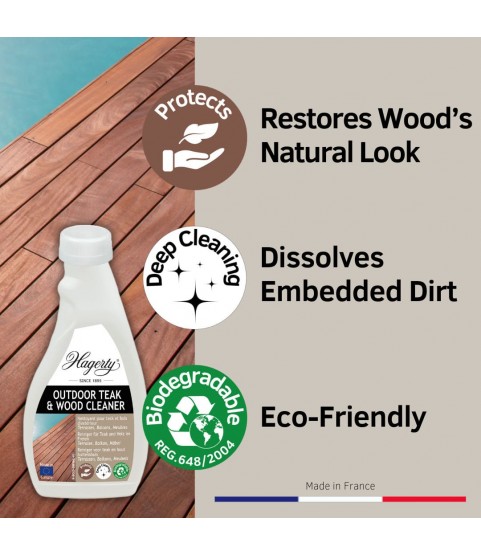 Hagerty Outdoor Teak & Wood Cleaner - 500 ml Hagerty Outdoor Teak & Wood Cleaner - 500 ml