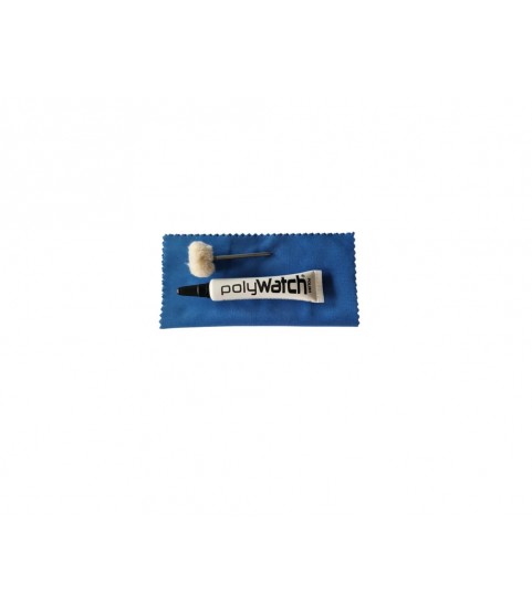 PolyWatch Plastic Crystal Polish Kit with Cloth and Brush PolyWatch Plastic Crystal Polish Kit with Cloth and Brush