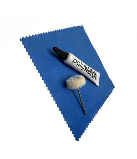 PolyWatch Plastic Crystal Polish Kit with Cloth and Brush PolyWatch Plastic Crystal Polish Kit with Cloth and Brush