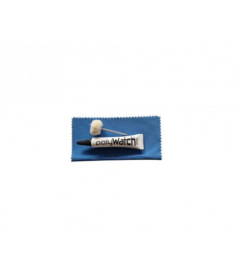 PolyWatch Plastic Crystal Polish Kit with Cloth and Brush PolyWatch Plastic Crystal Polish Kit with Cloth and Brush