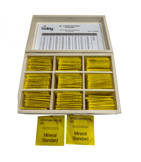 Sternkreuz MS Mineral Watch Glass Assortment - 100 pcs with Box by Boley Germany Sternkreuz MS Mineral Watch Glass Assortment - 100 pcs with Box by Boley Germany