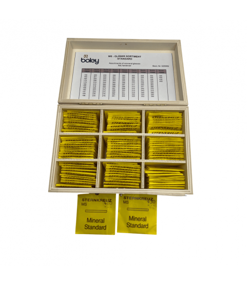 Sternkreuz MS Mineral Watch Glass Assortment - 100 pcs with Box by Boley Germany Sternkreuz MS Mineral Watch Glass Assortment - 100 pcs with Box by Boley Germany