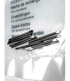 Bergeon 30080-A-10 DI 1.20 Steel Screwdriver Blades - Pack of 10 Bergeon 30080-A-10 DI 1.20 Steel Screwdriver Blades - Pack of 10