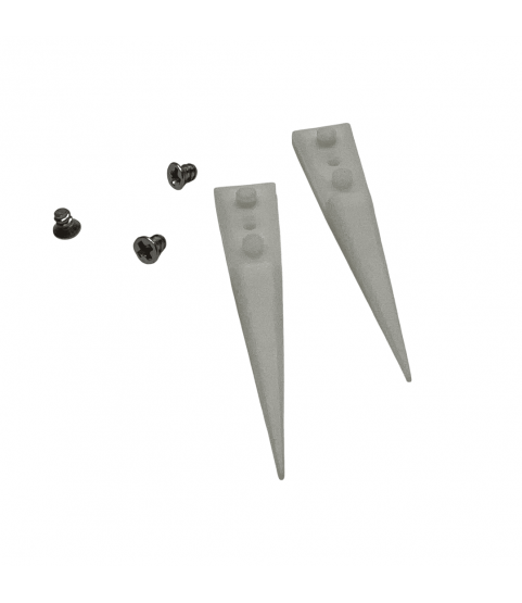 Bergeon Delrin Replacement Tweezer Tips Pair 6571-DGR-BR-3
