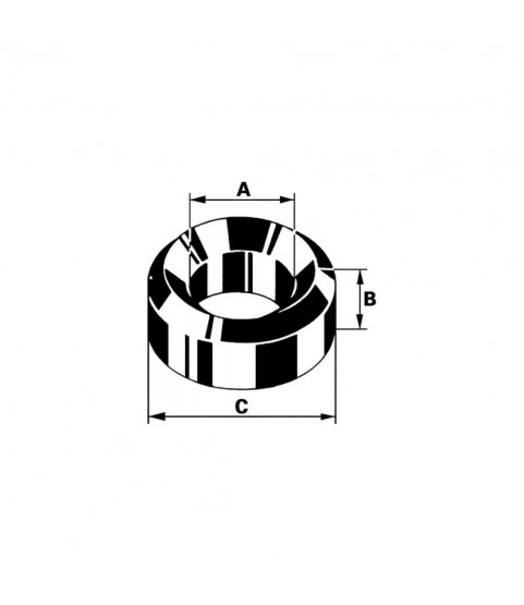 Bergeon 4019-P-10 B50 Brass Clock Bushings - Pack of 10 Bergeon 4019-P-10 B50 Brass Clock Bushings - Pack of 10
