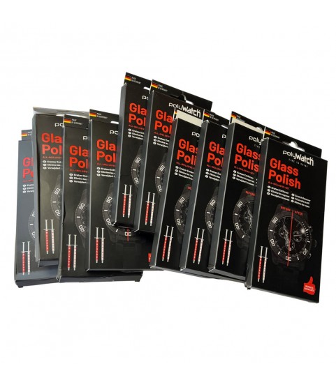 10-Pack PolyWatch Glass Polishing Cream for Scratch Removal, Condition is used / returned stock
