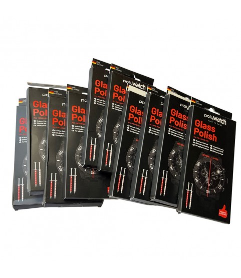 10-Pack PolyWatch Glass Polishing Cream for Scratch Removal, Condition is used / returned stock 10-Pack PolyWatch Glass Polishing Cream for Scratch Removal, Condition is used / returned stock